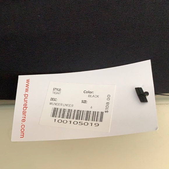 Lululemon Pure Barre Wunder Under Leggings Size 6 - Picture 3 of 5